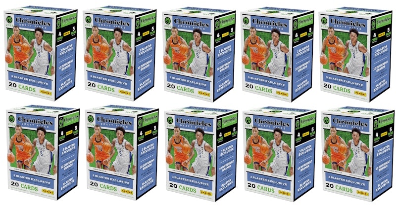 2022-panini-chronicles-draft-picks-collegiate-basketball-blaster-box-10x-lot
