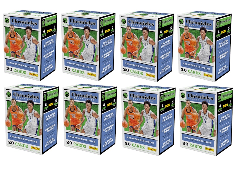 2022 Panini Chronicles Draft Picks Collegiate Basketball Blaster Box 8x Lot