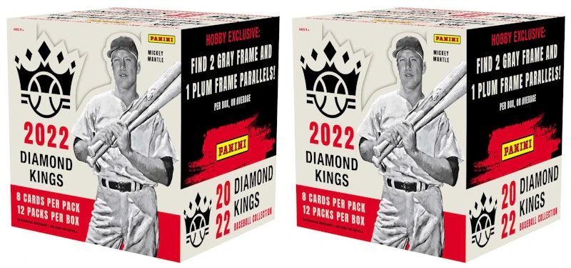 2022-panini-diamond-kings-baseball-hobby-box-2x-lot