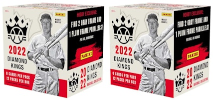 2022 Panini Diamond Kings Baseball Hobby Box 2x Lot 2022 Panini Diamond Kings Baseball Hobby Box 2x Lot