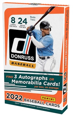 2022 Panini Donruss Baseball Hobby Box Buy 2022 Panini Donruss Baseball Hobby Box