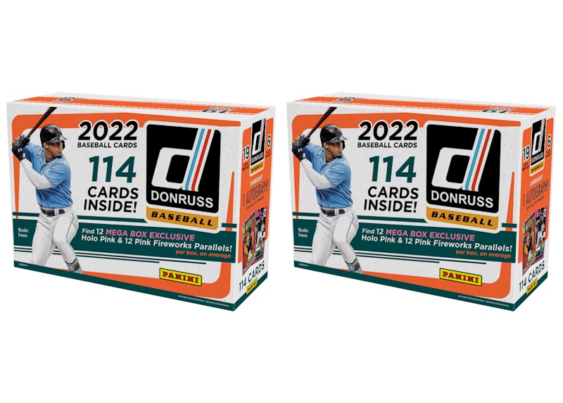 2022 Panini Donruss Baseball Mega Box (Pink Parallels) 2x Lot