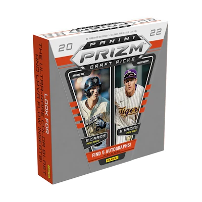 2022 Panini Prizm Draft Picks Collegiate Baseball Hobby Box
