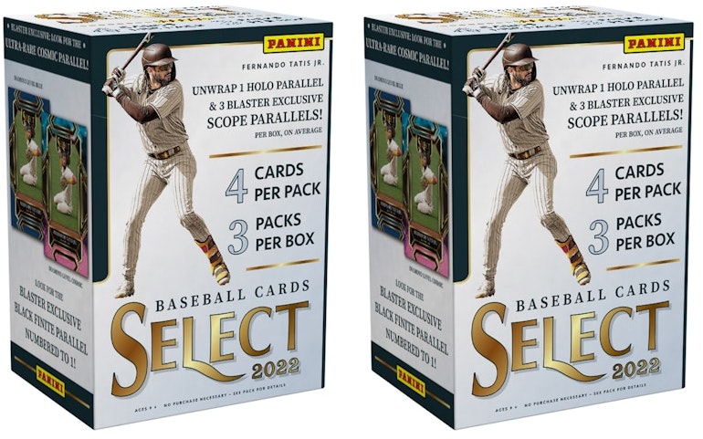 2022-panini-select-baseball-blaster-box-2x-lot