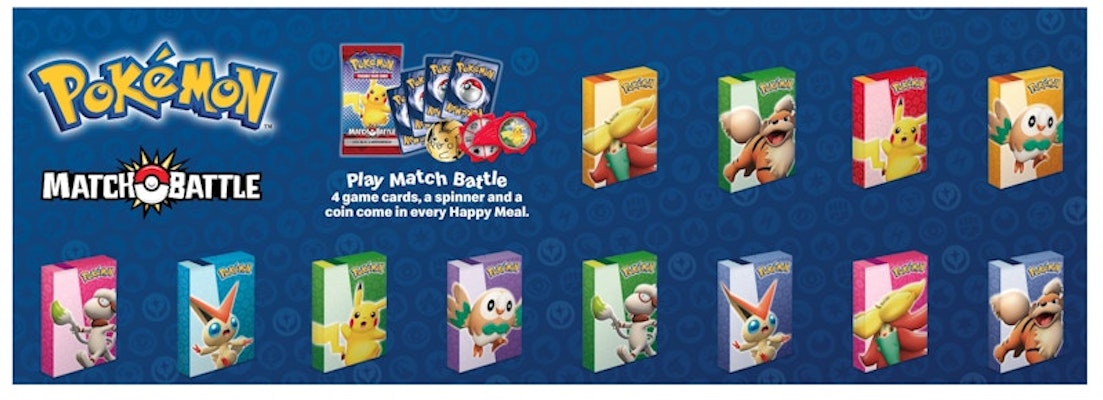 2022 Pokémon TCG McDonald's Happy Meal Match Battle 10x Pack Lot (Assorted) (US) Order 2022 Pokémon TCG McDonald's Happy Meal Match Battle 10x Pack Lot (Assorted) (US)