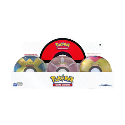 2022 Poké TCG Poke Ball Tin Case (6 Tins)