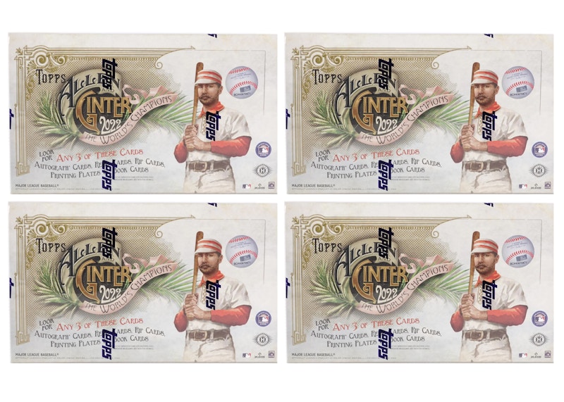 2022 Topps Allen & Ginter Baseball Hobby Box 4x Lot