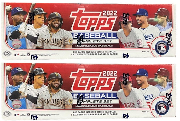 2022 Topps Baseball Complete Factory Set (Hobby Red) 2x Lot Buy 2022 Topps Baseball Complete Factory Set (Hobby Red) 2x Lot
