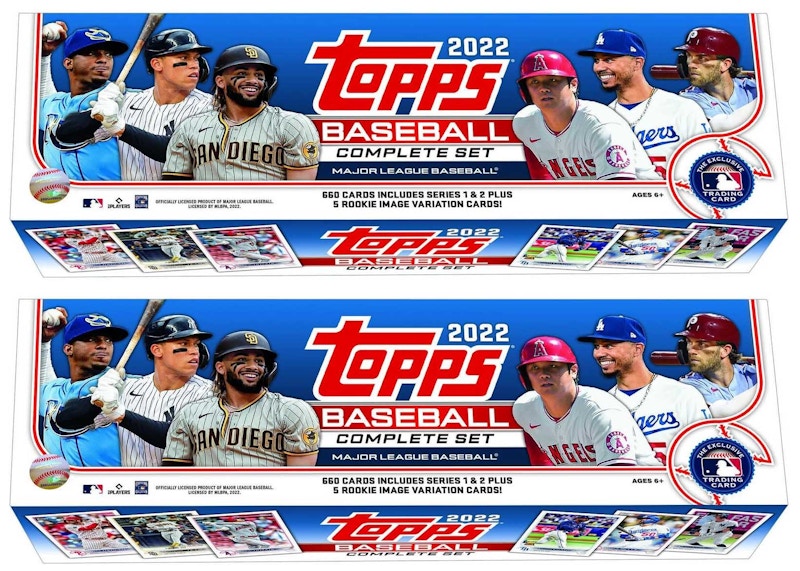2022 Topps Baseball Complete Factory Set (Retail Blue) 2x Lot