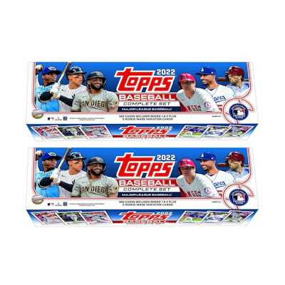 2022 Topps Baseball Complete Factory Set (Retail Blue) 2x Lot