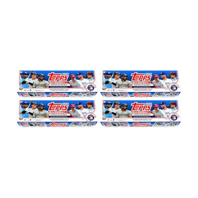 2022 Topps Baseball Complete Factory Set (Retail Blue) 4x Lot