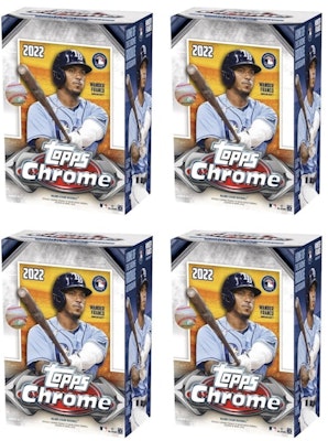 2022 Topps Chrome Baseball Blaster Box 4x Lot Buy 2022 Topps Chrome Baseball Blaster Box 4x Lot