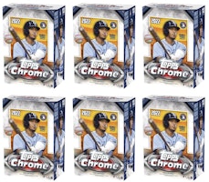 2022 Topps Chrome Baseball Blaster Box 6x Lot 2022 Topps Chrome Baseball Blaster Box 6x Lot