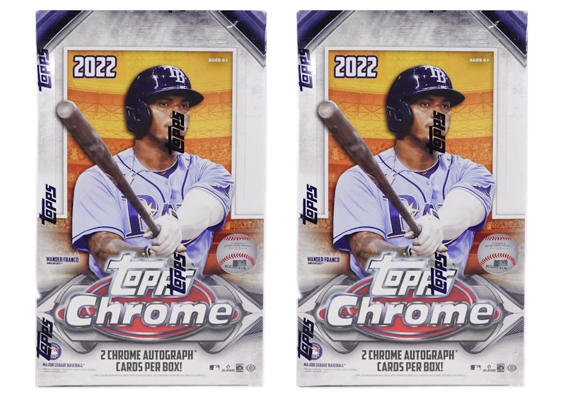 Buy Kotak Hobi Besbol Topps Chrome 2022 2x Lot (Pek Bonus Tidak Termasuk)