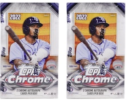2022 Topps Chrome Baseball Hobby Box 2x Lot (Bonus Pack Not Included) 2022 Topps Chrome Baseball Hobby Box 2x Lot (Bonus Pack Not Included)