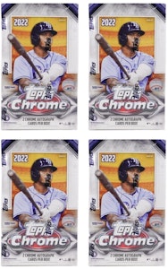 2022 Topps Chrome Baseball Hobby Box 4x Lot (Pek Bonus Tidak Termasuk) Buy 2022 Topps Chrome Baseball Hobby Box 4x Lot (Pek Bonus Tidak Termasuk)