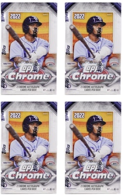 2022 Topps Chrome Baseball Hobby Box 4x Lot (Bonus Pack Not Included) Buy 2022 Topps Chrome Baseball Hobby Box 4x Lot (Bonus Pack Not Included)