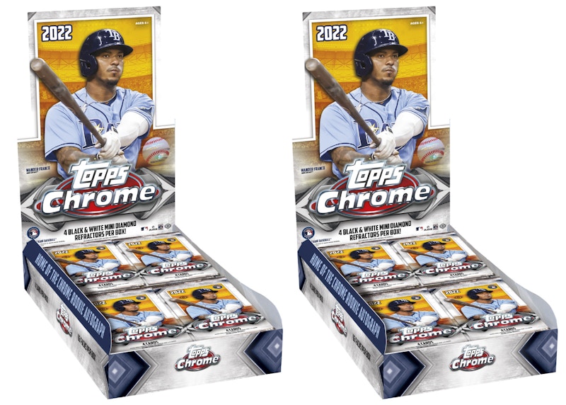 Buy 2022 Topps Chrome Baseball Hobby Lite Box 2x Lot
