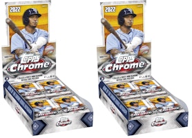 2022 Topps Chrome Baseball Hobby Lite Box 2x Lot 2022 Topps Chrome Baseball Hobby Lite Box 2x Lot