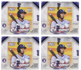 Lote 4x Caja Jumbo Hobby HTA 2022 Topps Chrome Baseball (Sin Pack de Bonificación). Buy Lote 4x Caja Jumbo Hobby HTA 2022 Topps Chrome Baseball (Sin Pack de Bonificación).