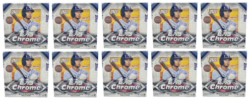 2022 Topps Chrome Baseball Mega Box 10x Lot 2022 Topps Chrome Baseball Mega Box 10x Lot