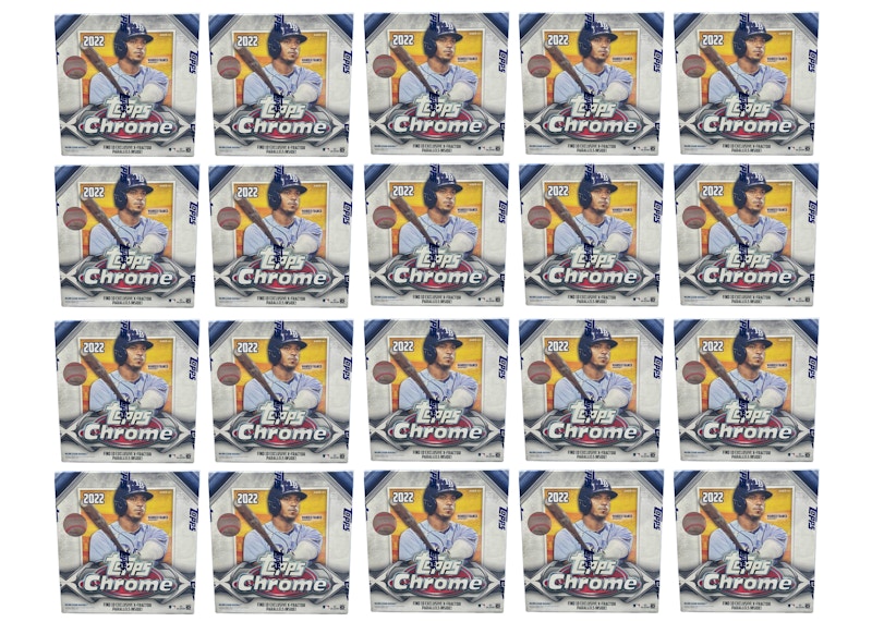 2022 Topps Chrome Baseball Mega Box 20x Lot