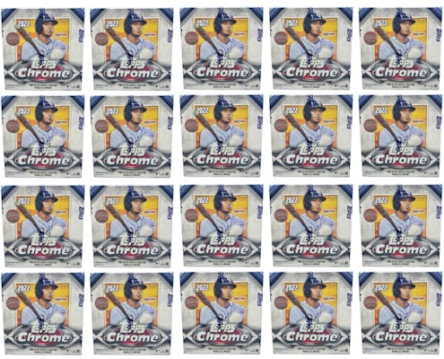 2022 Topps Chrome Baseball Mega Box 20x Lot Buy 2022 Topps Chrome Baseball Mega Box 20x Lot