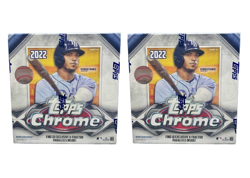 Buy 2022 Topps Chrome Baseball Mega Box 2x Lot