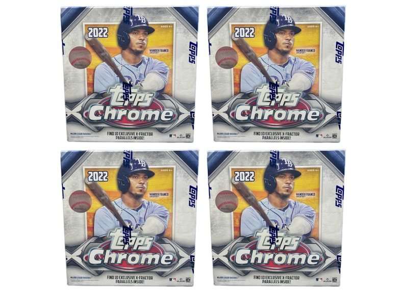 Buy Lote de 4 Cajas Mega 2022 Topps Chrome Béisbol