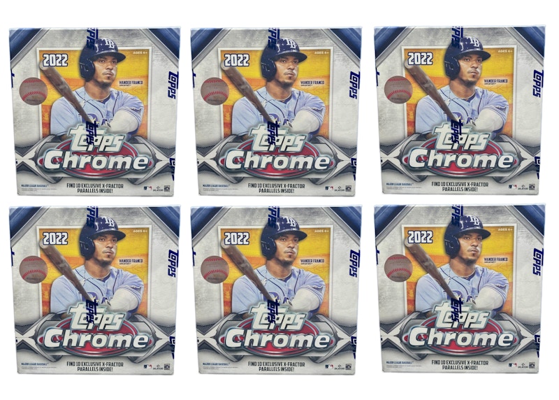 Buy 2022 Topps Chrome Baseball Mega Box 6x Set