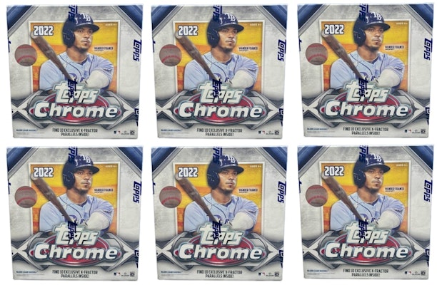 2022 Topps Chrome Baseball Mega Box 6x Lot Buy 2022 Topps Chrome Baseball Mega Box 6x Lot