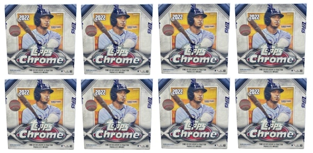 Lote 8x Cajas Mega 2022 Topps Chrome Baseball Buy Lote 8x Cajas Mega 2022 Topps Chrome Baseball