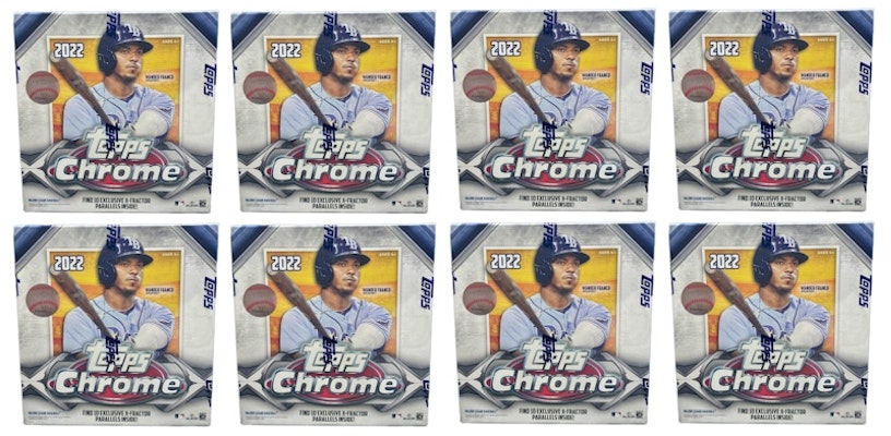 2022 Topps Chrome Baseball Mega Box 8x Lot Buy 2022 Topps Chrome Baseball Mega Box 8x Lot