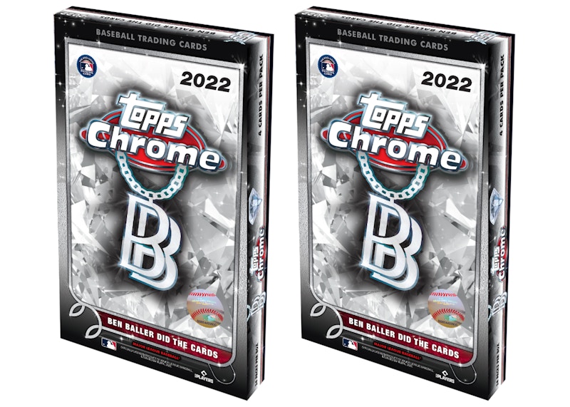 2022 Topps Chrome Ben Baller Baseball Hobby Box 2x Lot