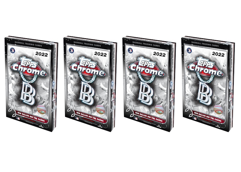 2022 Topps Chrome Ben Baller Baseball Hobby Box 4x Lot