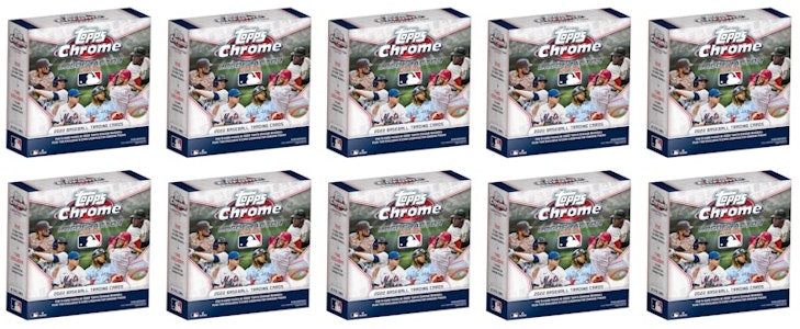 2022 Topps Chromeロゴフラクター版野球BOX 10個セット
Buy 2022 Topps Chromeロゴフラクター版野球BOX 10個セット