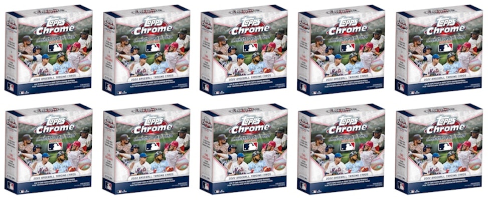 2022 Topps Chrome Logofractor Edition Baseball Box 10x Lot Buy 2022 Topps Chrome Logofractor Edition Baseball Box 10x Lot