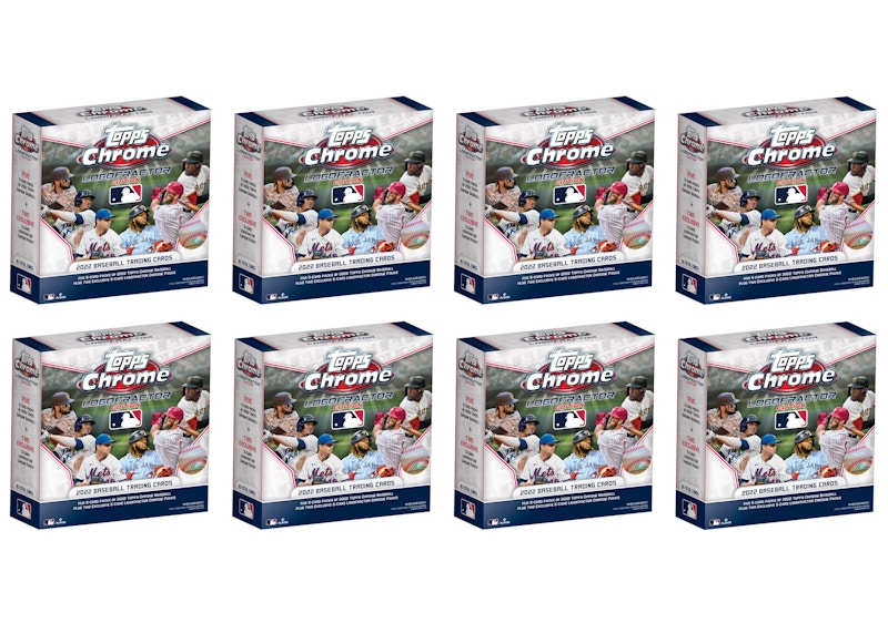 2022 Topps Chrome Logofractor Edition Baseball Box 8x Lot