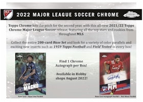 2022 Topps Chrome MLS Soccer Hobby Box 4x Lot 2022 Topps Chrome MLS Soccer Hobby Box 4x Lot