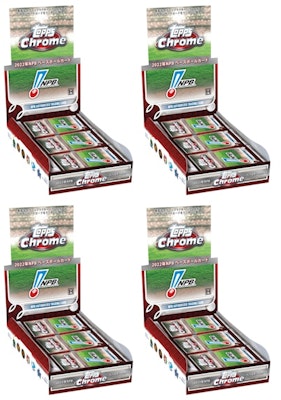 2022 Topps Chrome NPB (Nippon Professional Baseball) Baseball Hobby Box 4x Lot Buy 2022 Topps Chrome NPB (Nippon Professional Baseball) Baseball Hobby Box 4x Lot