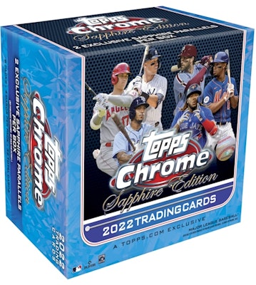 2022 Topps Chrome Sapphire Edition Baseball Box Buy 2022 Topps Chrome Sapphire Edition Baseball Box