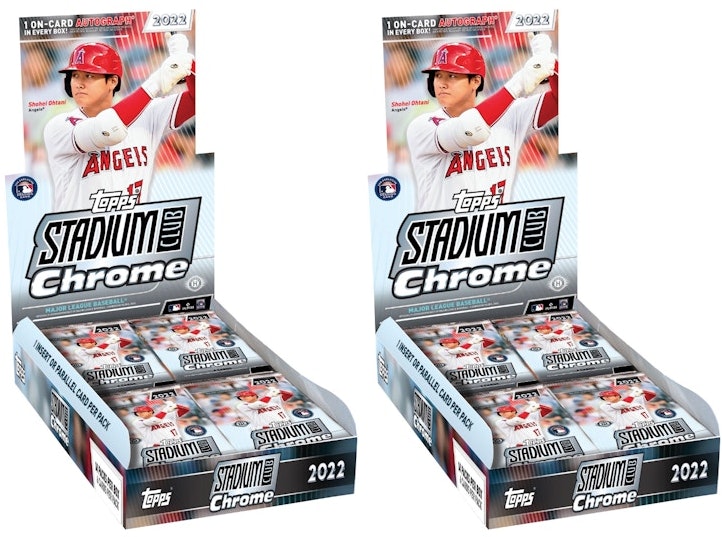 2022-topps-chrome-stadium-club-baseball-hobby-box-2x-lot