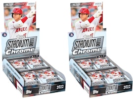 2022 Topps Chrome Stadium Club Baseball Hobby Box 2x Lot 2022 Topps Chrome Stadium Club Baseball Hobby Box 2x Lot