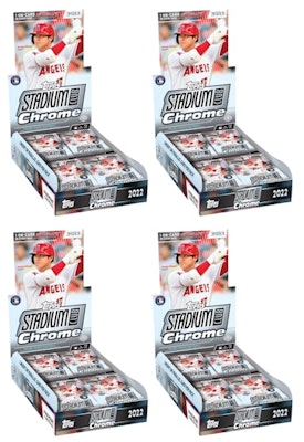 2022 Topps Chrome Stadium Club Baseball Hobby Box 4x Set Buy 2022 Topps Chrome Stadium Club Baseball Hobby Box 4x Set