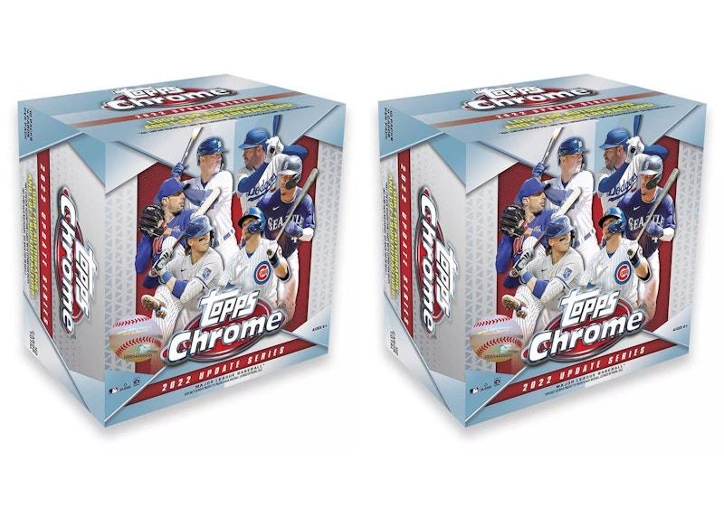 Buy 2022 年 Topps Chrome 更新系列棒球超值盒 2x 套装