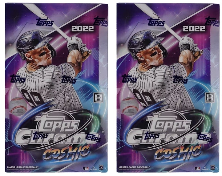 2022-topps-cosmic-chrome-baseball-hobby-box-2x-lot