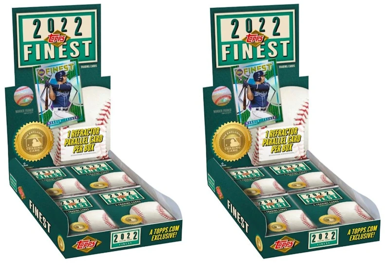 2022-topps-finest-flashbacks-baseball-hobby-box-2x-lot