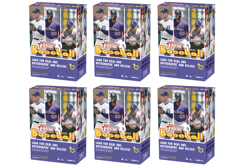Buy 2022 Topps ヘリテージ ハイナンバー ブラスター 6個セット
