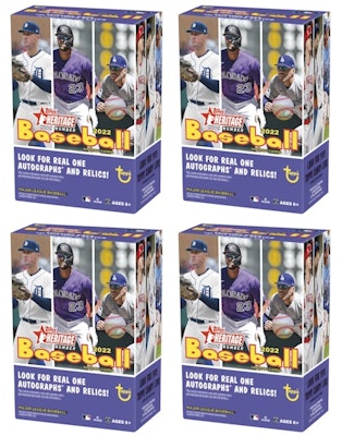 2022 Topps ヘリテージ ハイナンバー ブラスター 4個セット
Buy 2022 Topps ヘリテージ ハイナンバー ブラスター 4個セット