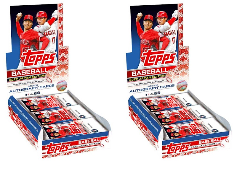 2022 Topps Japan Edition Baseball Hobby Box 2x Lot